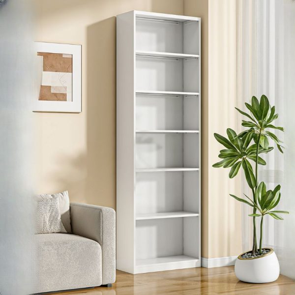 "Standard Children's Bookshelf with Multiple Shelves, Vertical Alloy Closed Back, Unfixed Installation, Scratch-immune"