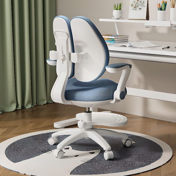 "Ergonomic Adjustable Height Upholstered Chair(s) With Arms, Lockable Wheels and Kids Chair"