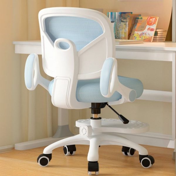 "Adjustable Height Kids Chair With Arms, Lockable Wheels and Upholstered Chair(s)"